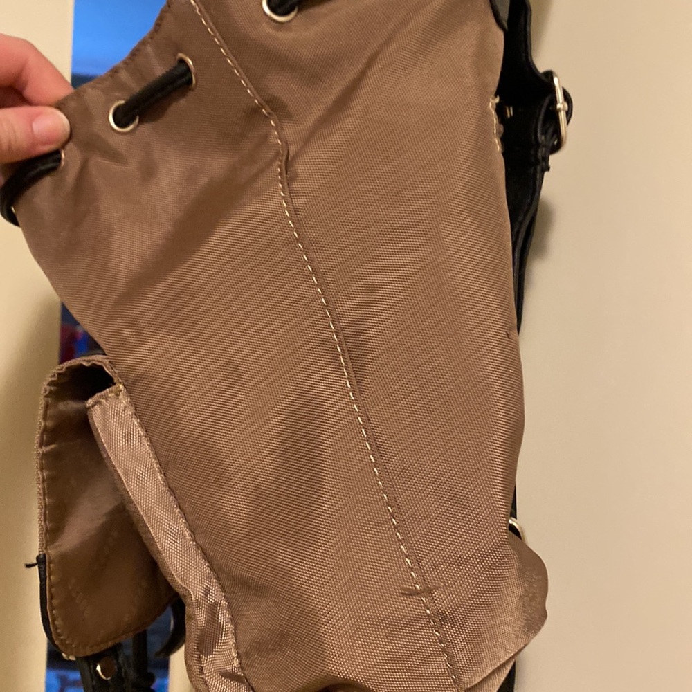 NWT ROOTS Nylon Drawstring Closure Backpack - Picture 5 of 9